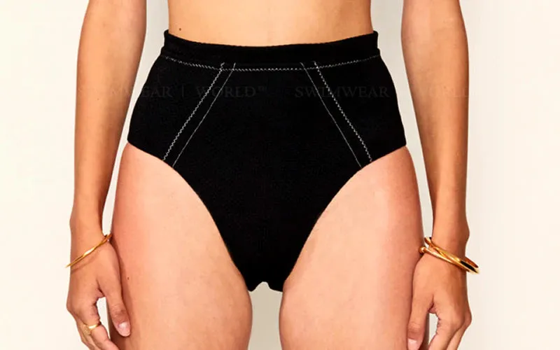 Kaia V Neck-Kaia Panelled High Waisted