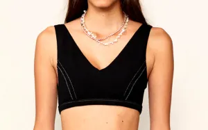 Kaia V Neck-Kaia Panelled High Waisted