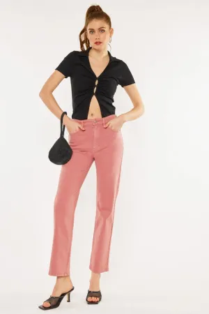 KanCan Ultra High Rise Straight Cut 90s Jeans