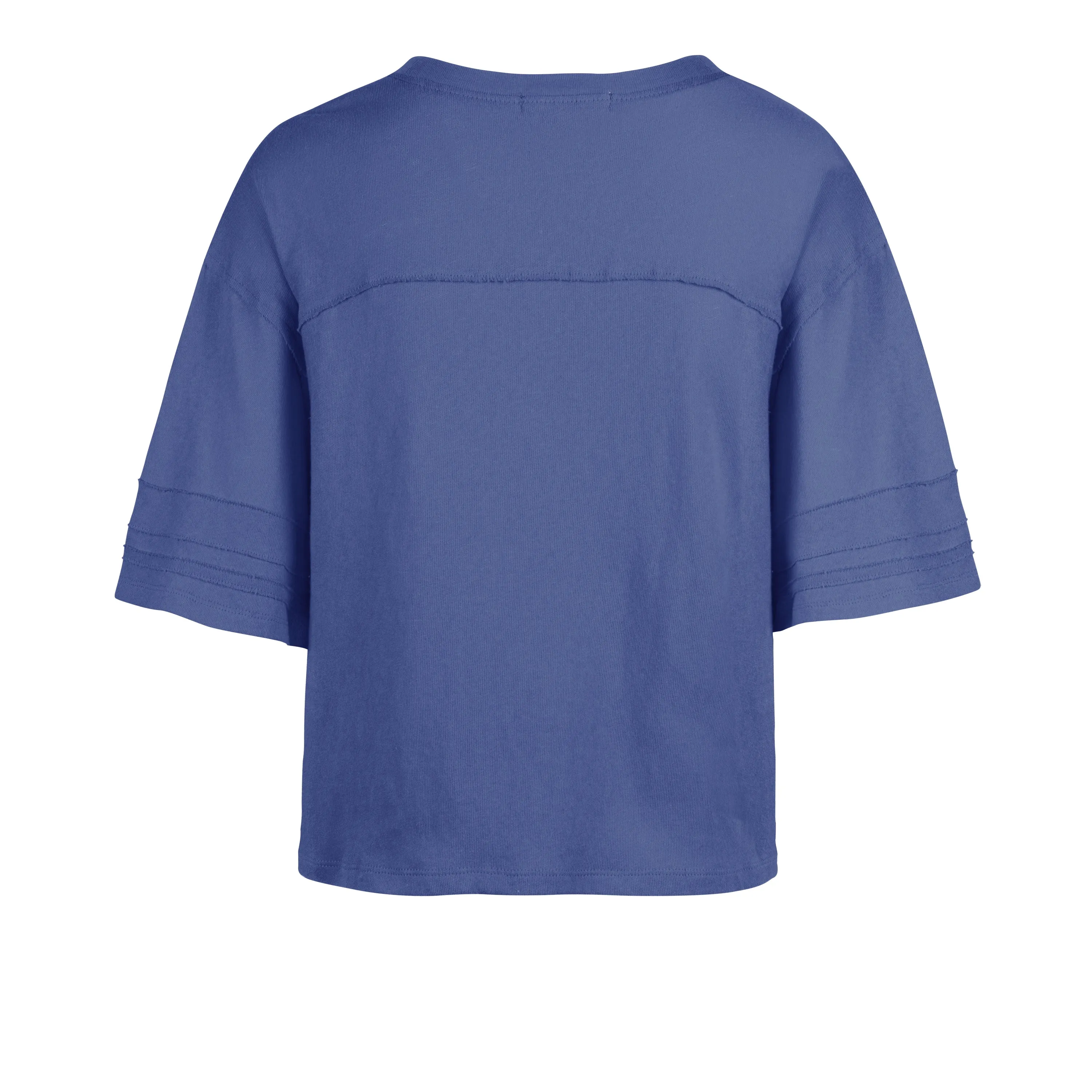 KANSAS JAYHAWKS VINTAGE HALF MOON '47 STEVIE CROP TEE WOMENS