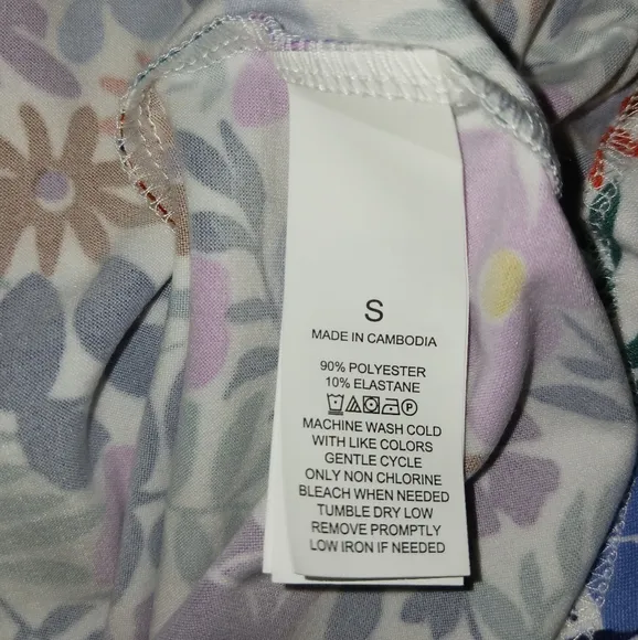 Kate Spade Floral Pajamas Set PJ Shirt   Capris Pants Sleepwear KS92315T