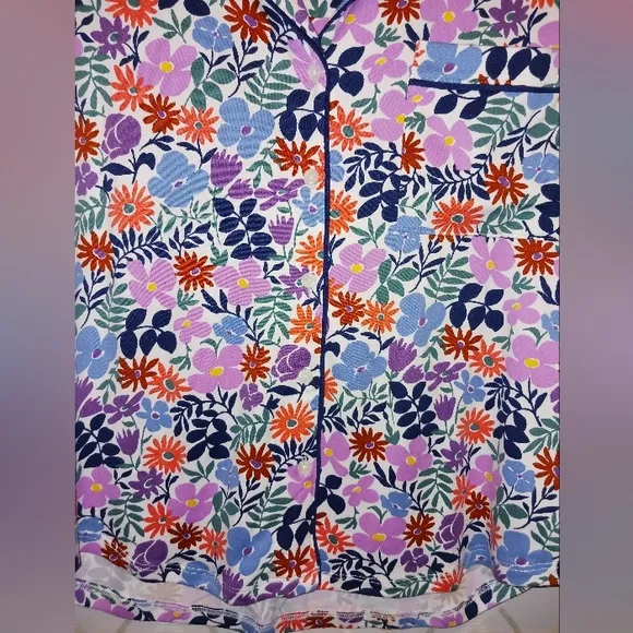 Kate Spade Floral Pajamas Set PJ Shirt   Capris Pants Sleepwear KS92315T