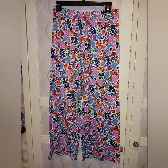 Kate Spade Floral Pajamas Set PJ Shirt   Capris Pants Sleepwear KS92315T