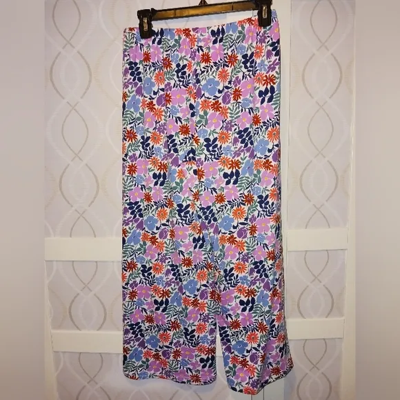 Kate Spade Floral Pajamas Set PJ Shirt   Capris Pants Sleepwear KS92315T