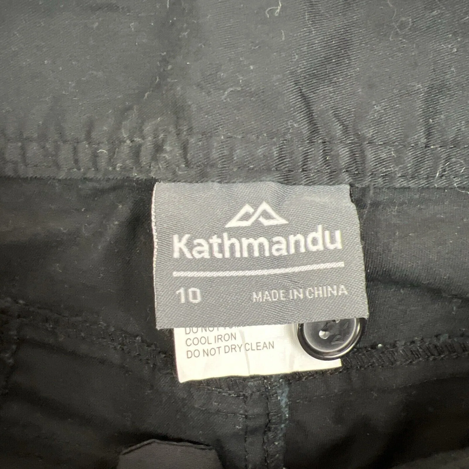 Kathmandu Womens Black Outdoor Adventure Cargo Pants Size 10