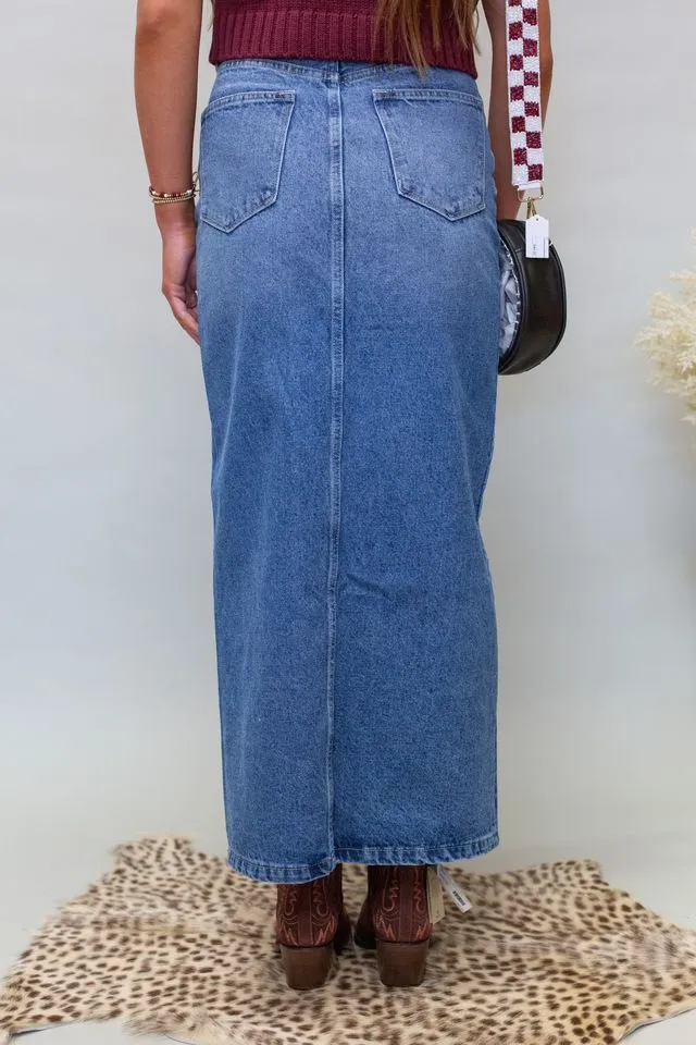 KC7868M 90's Denim Skirt