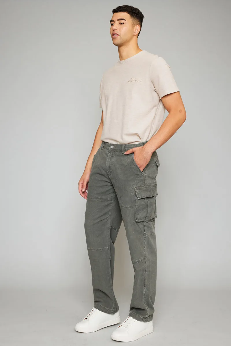 Keith Olive Cargo Pants - Men