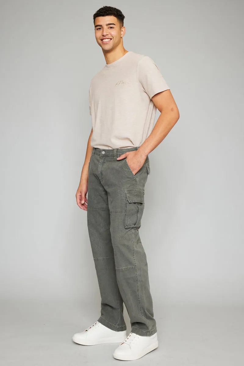 Keith Olive Cargo Pants - Men