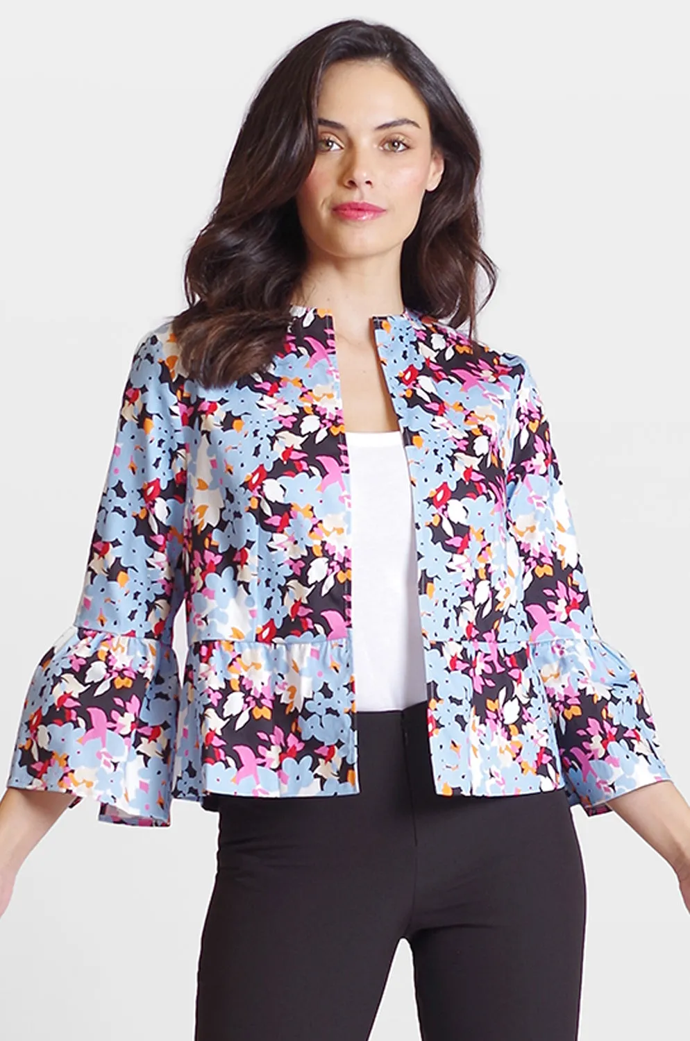 Kenzie Jacket - Colorful Bouquet: FINAL SALE