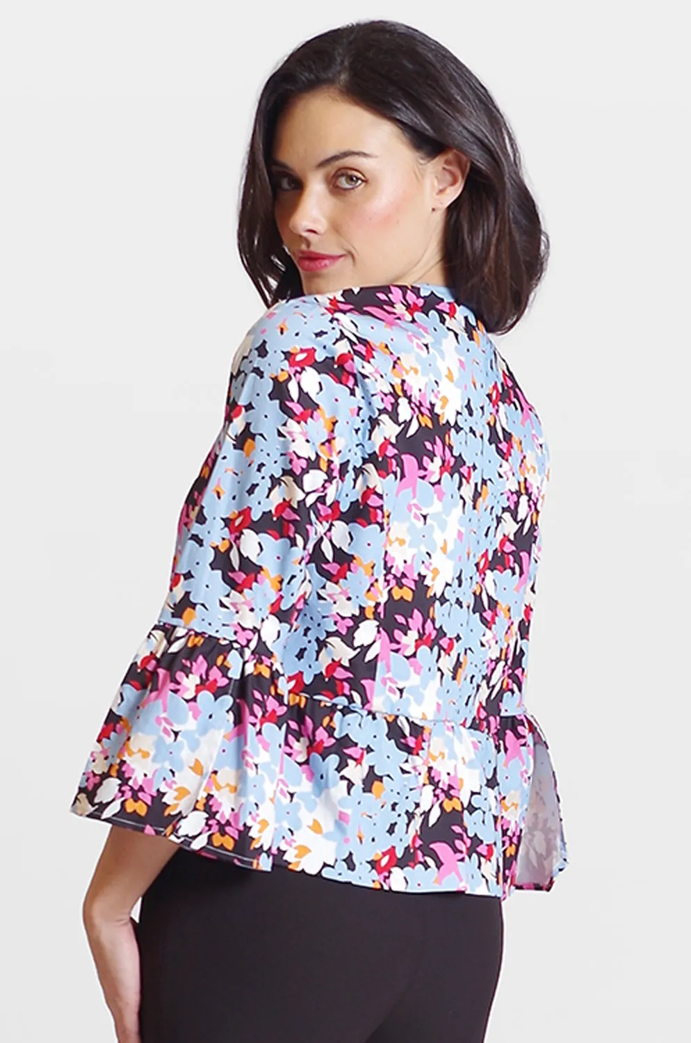 Kenzie Jacket - Colorful Bouquet: FINAL SALE
