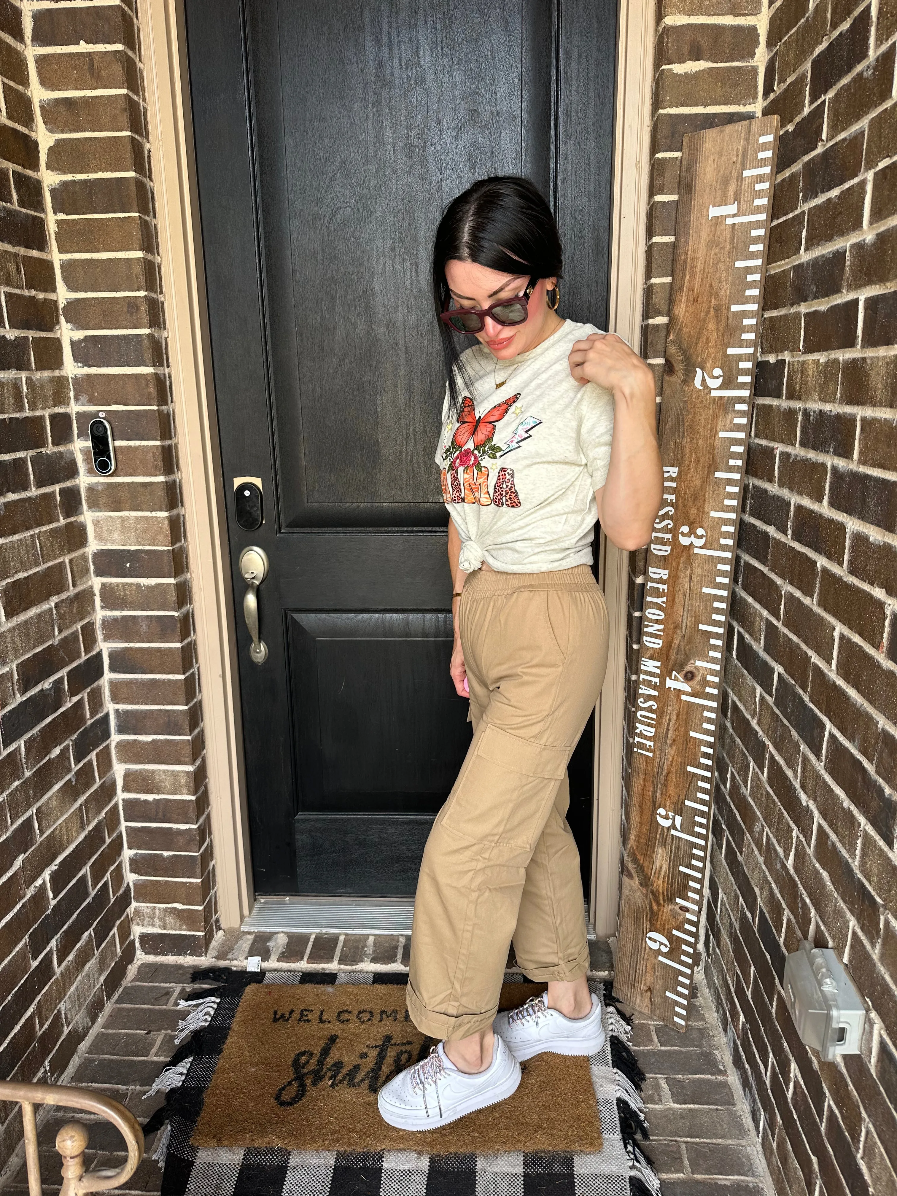 Khaki Cargo Bottoms