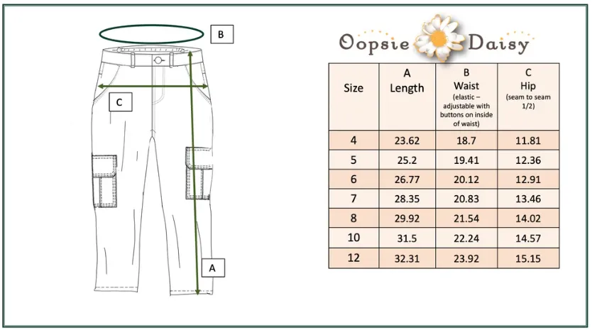 Khaki Denim Cargo Pant