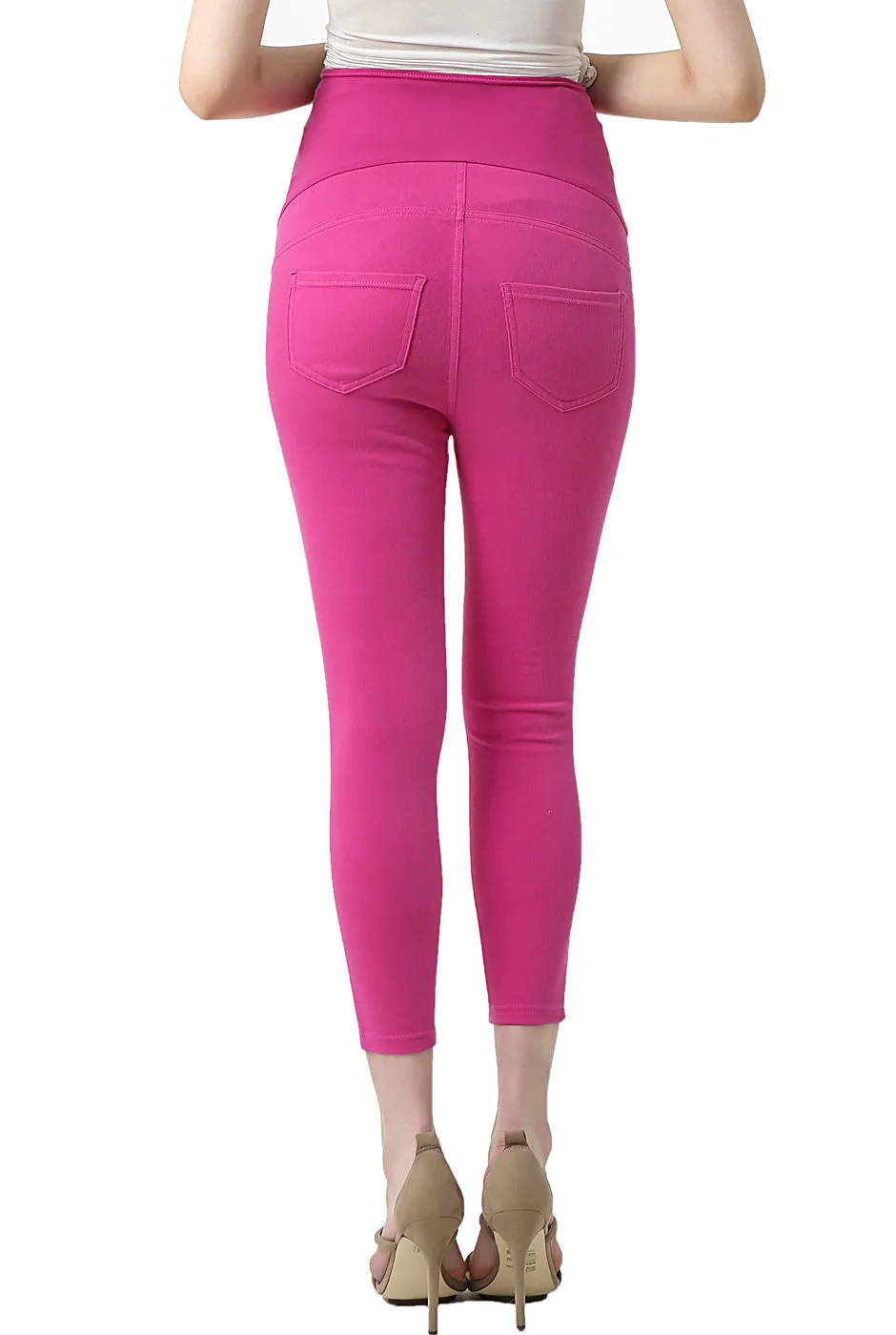 Kimi   Kai Maternity "Tia" Cropped Jeggings