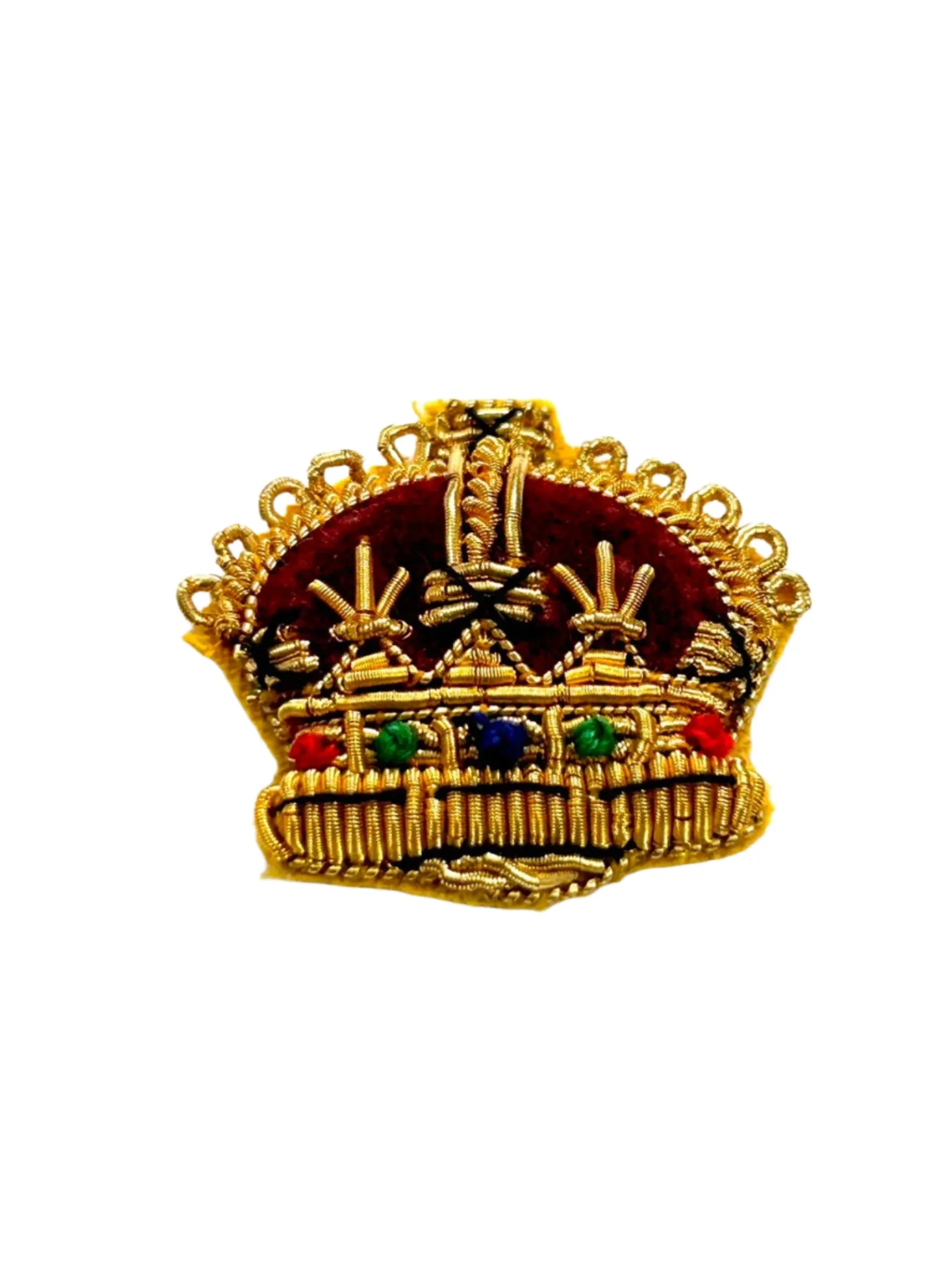 King & Queen Tudor Crown British Army Rank Ceremonial