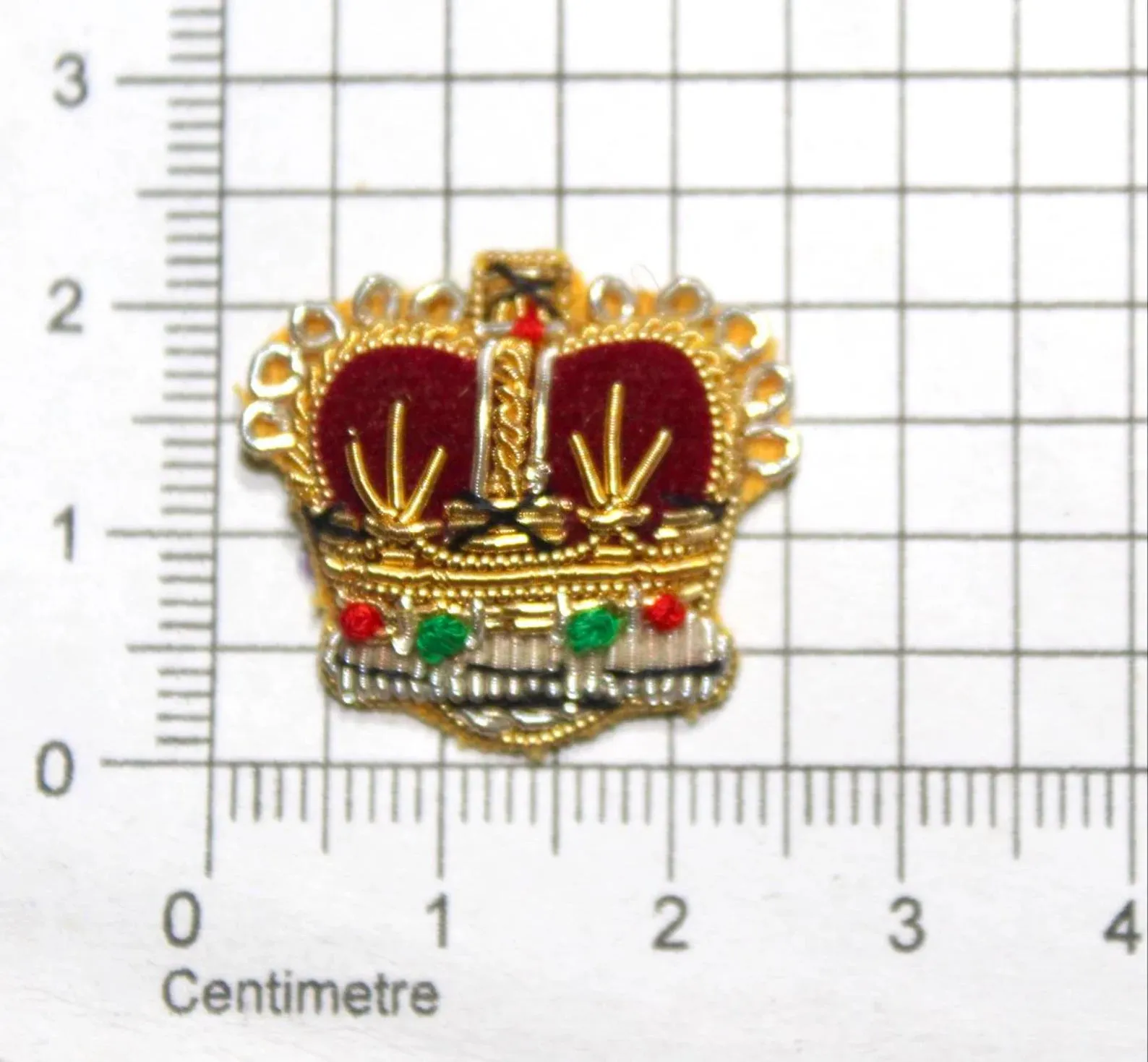King & Queen Tudor Crown British Army Rank Ceremonial