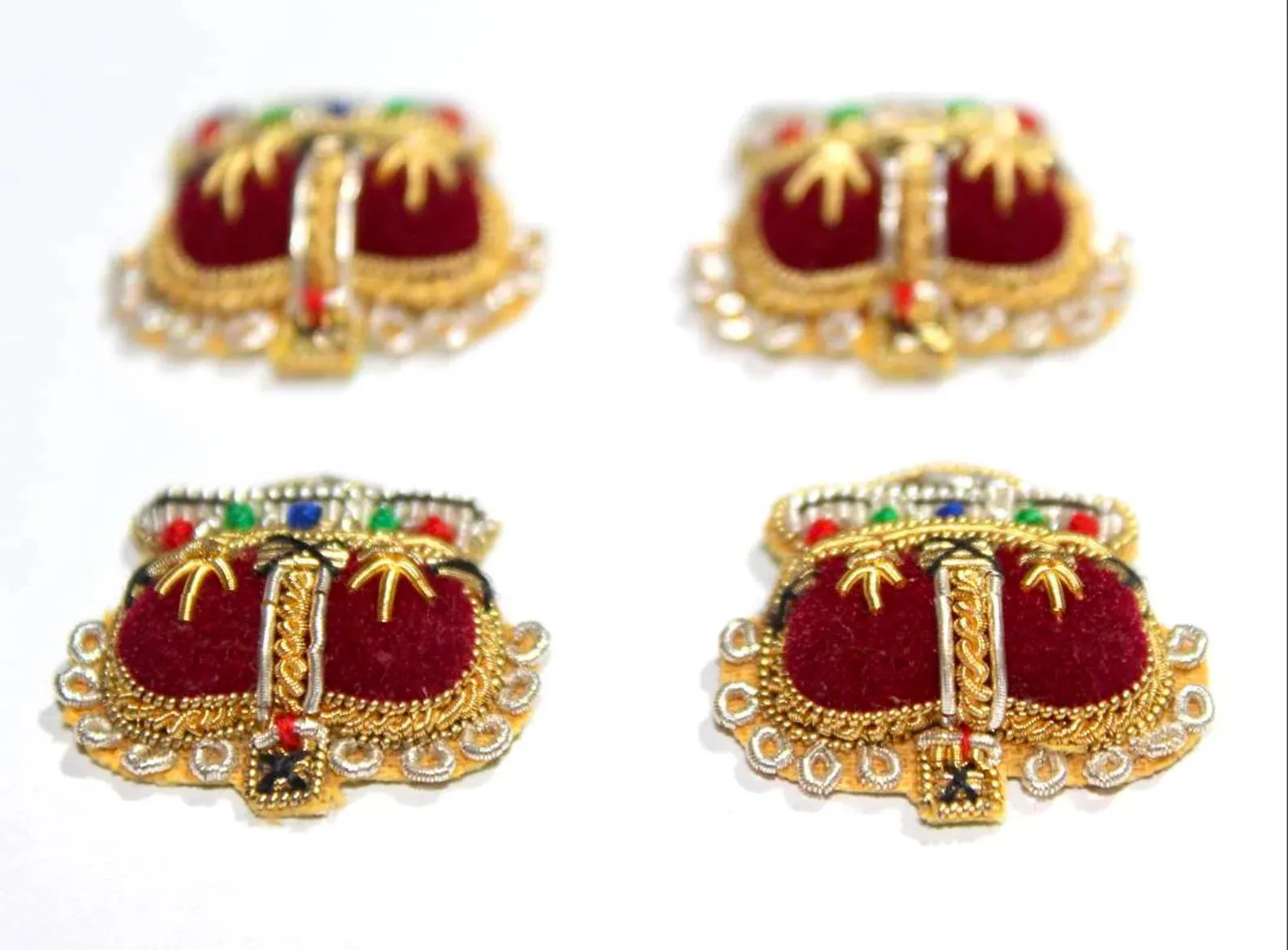 King & Queen Tudor Crown British Army Rank Ceremonial