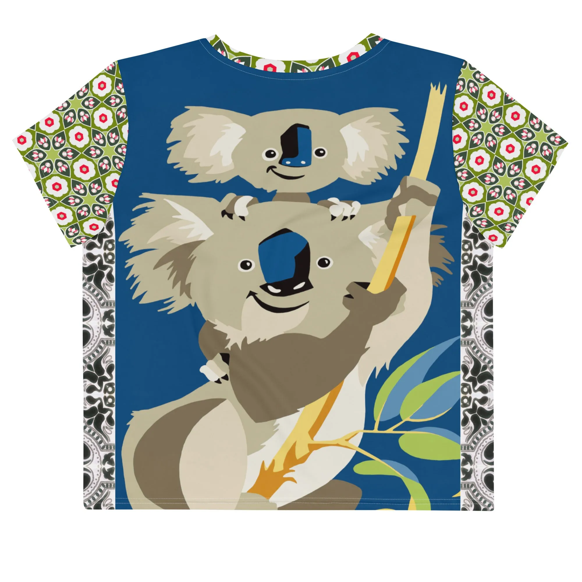Koala Madness AOP Crop Top
