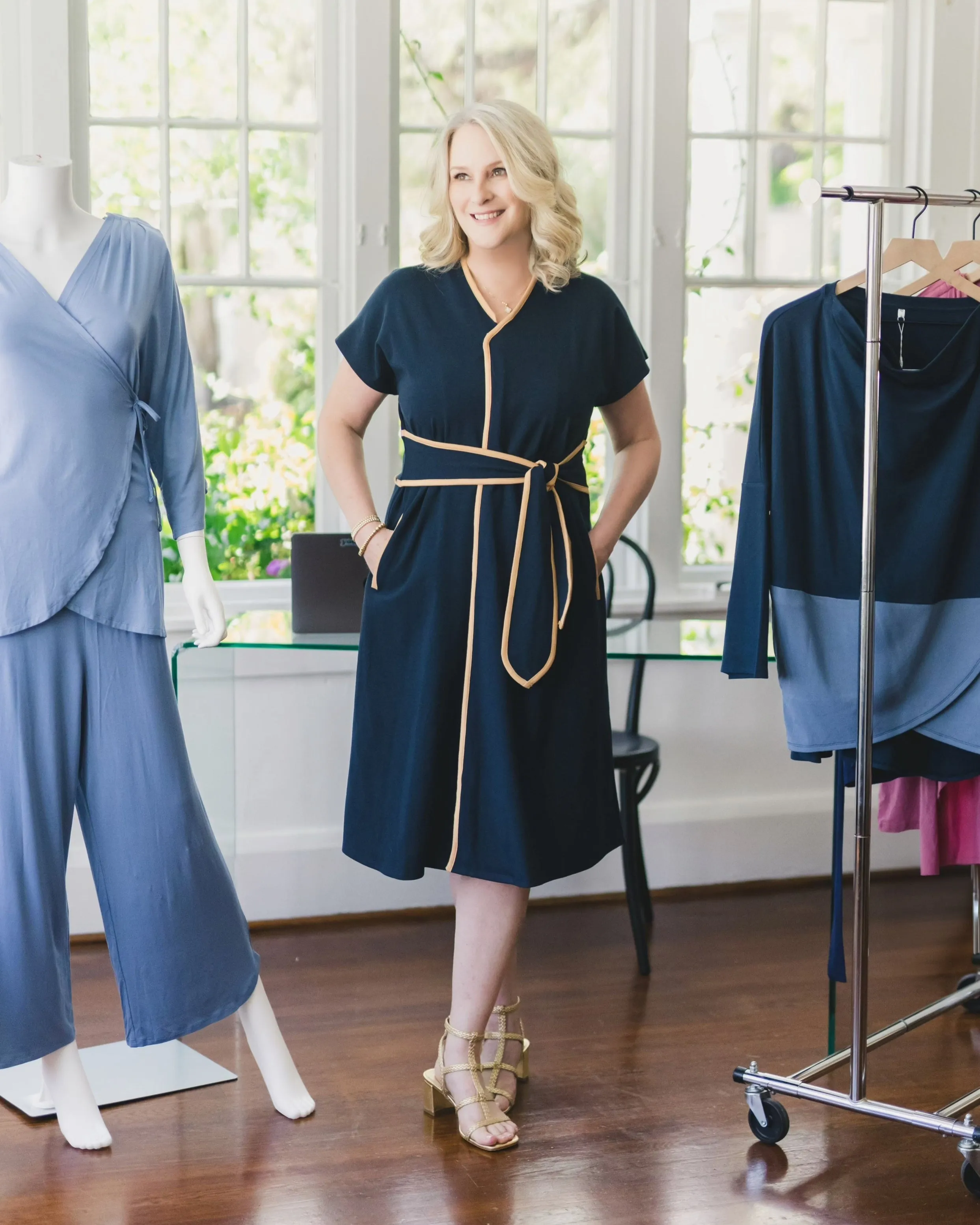 Kristin Midi Dress with Pockets (Combined)