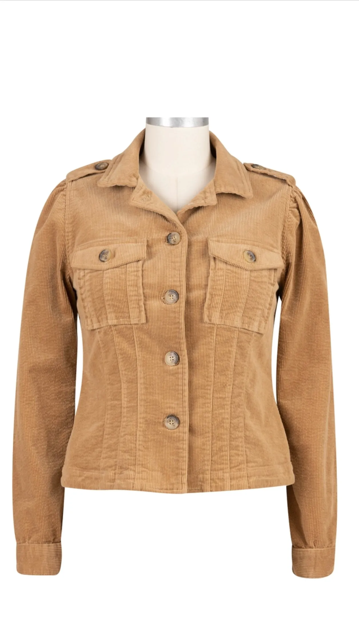 Kyra Camel Corduroy Jacket