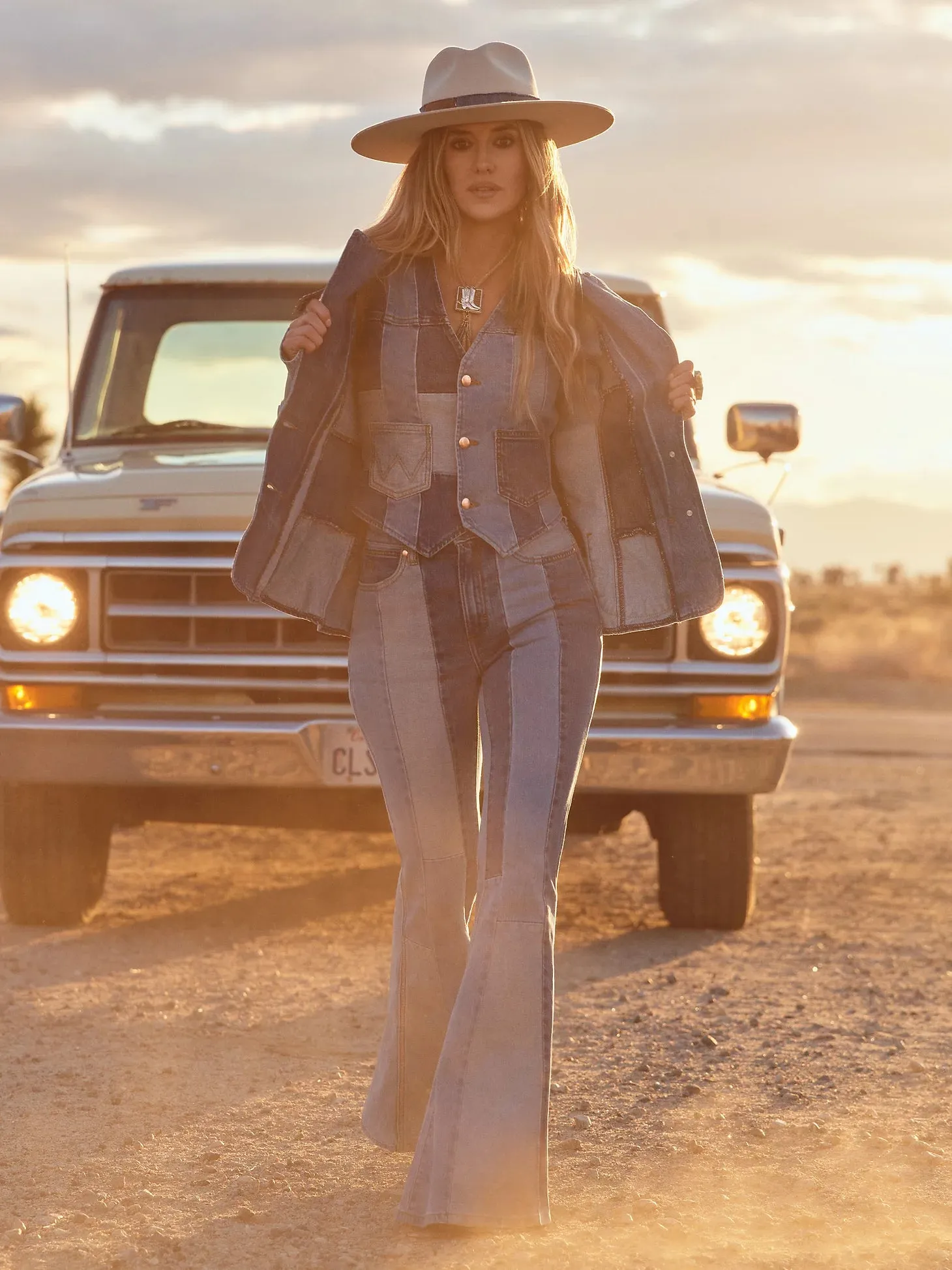 Lainey Wilson Patchwork Blues Blazer