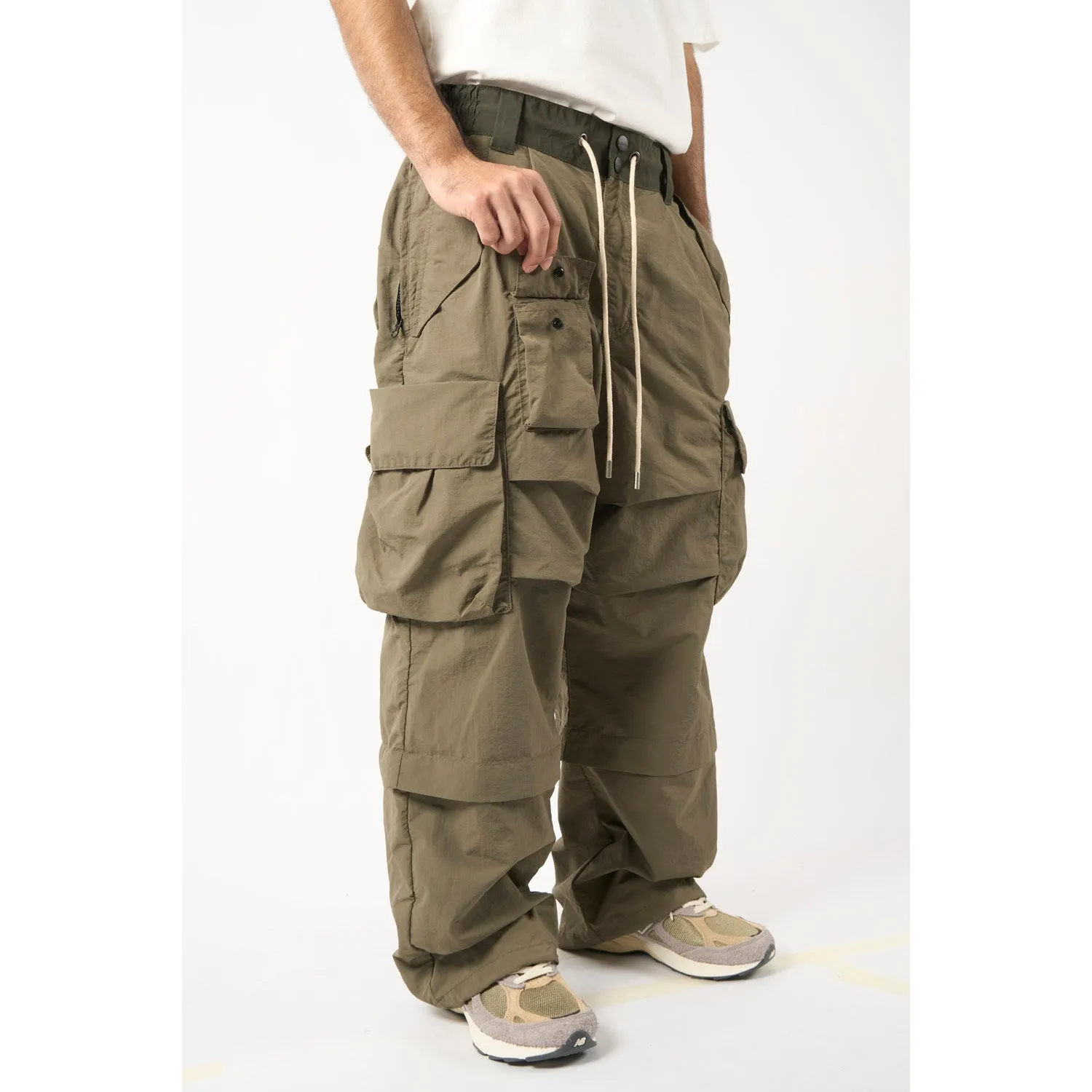 LAKH Adjustable Cargo Pants Ash
