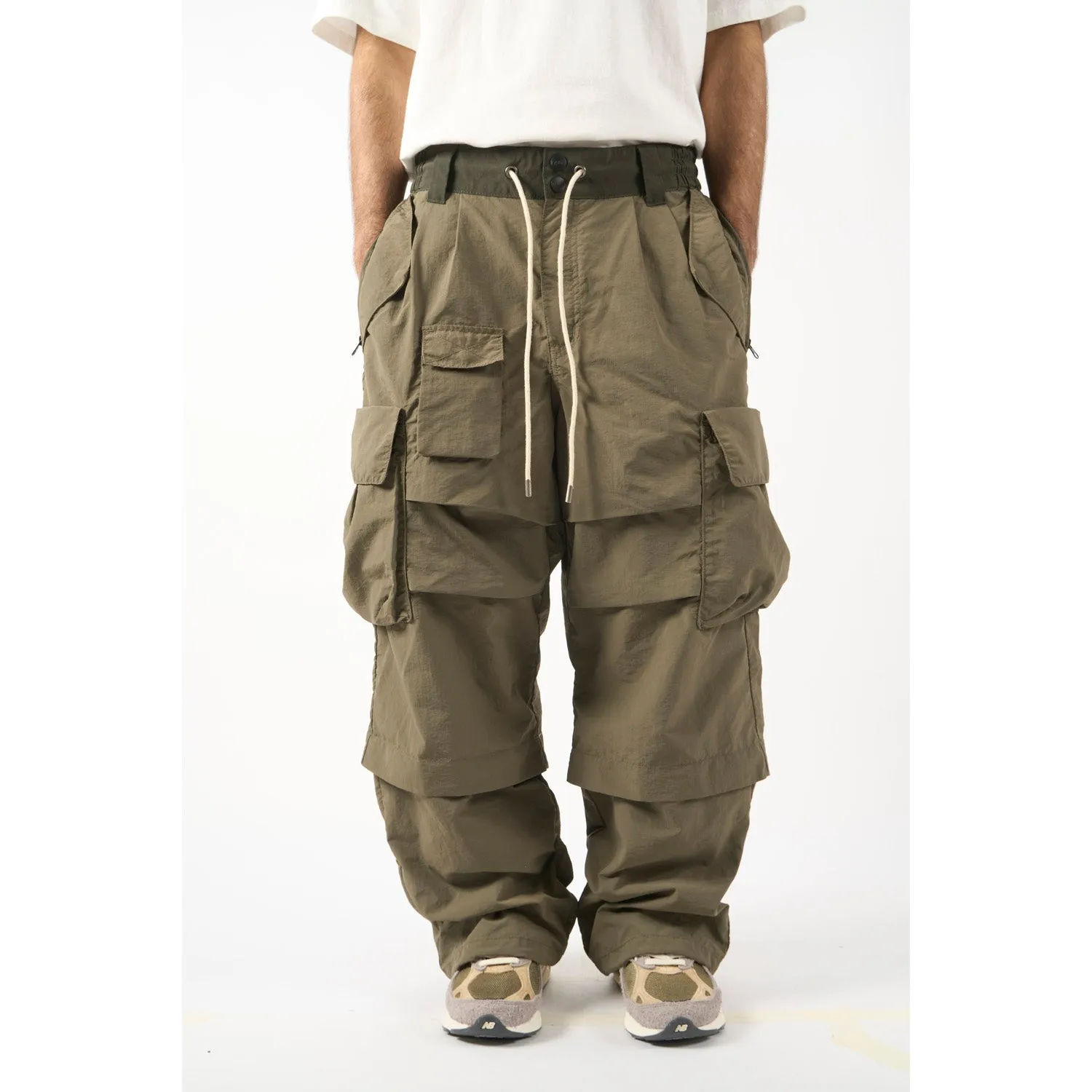 LAKH Adjustable Cargo Pants Ash