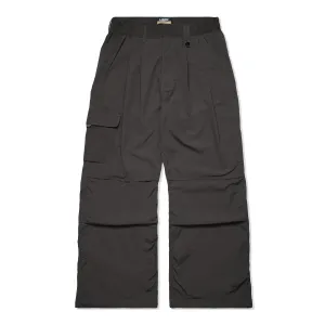 LAKH Men Flared Cargo Pants Brown