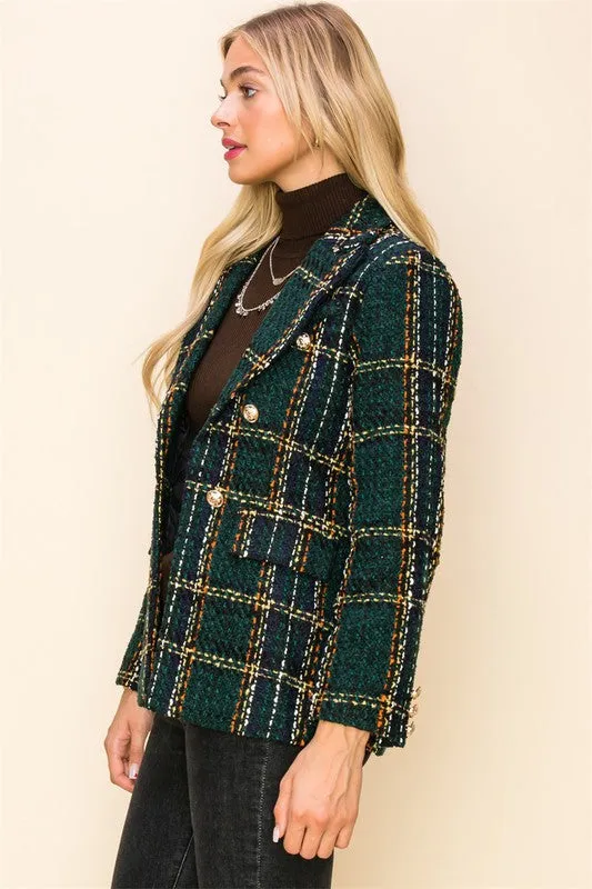 Lana Tweed Statement Blazer