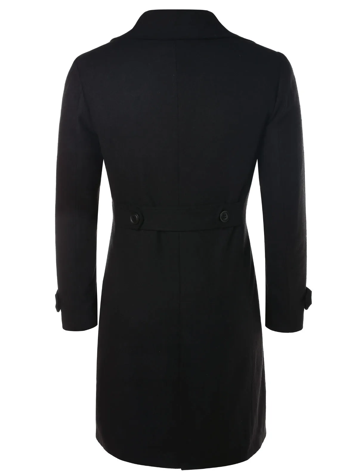 Lapel Collar Double Breasted Longline
