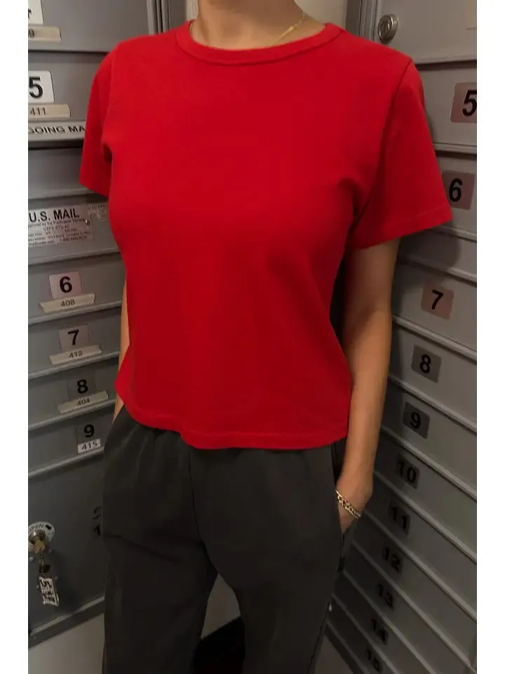 Le Bon Shoppe - The Little Boy Tee (Chili)