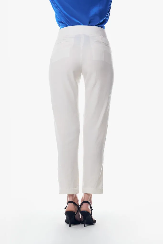 LE REUSSI - Original White Skinny Pants Women's Trousers