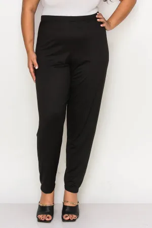 LEG-7 {A Big Day} Black Dress Pants w/Pockets PLUS SIZE 1X 2X 3X