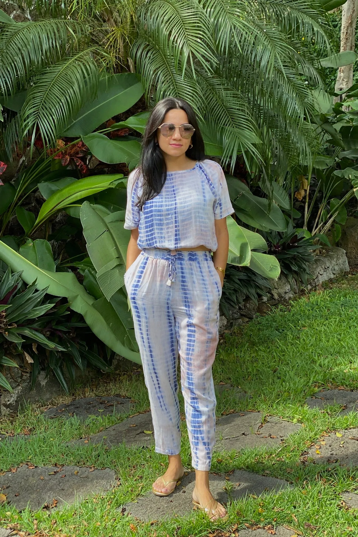 Leilani Lounge Set in Tie Dye