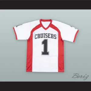 Le'Veon Bell 1 Groveport Madison High School Cruisers White Football Jersey