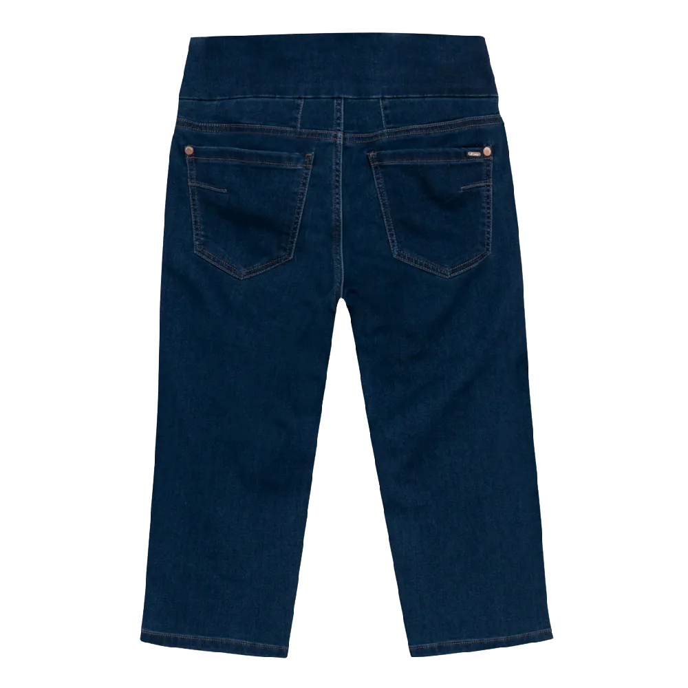 Liette Denim Capri - Darkwash