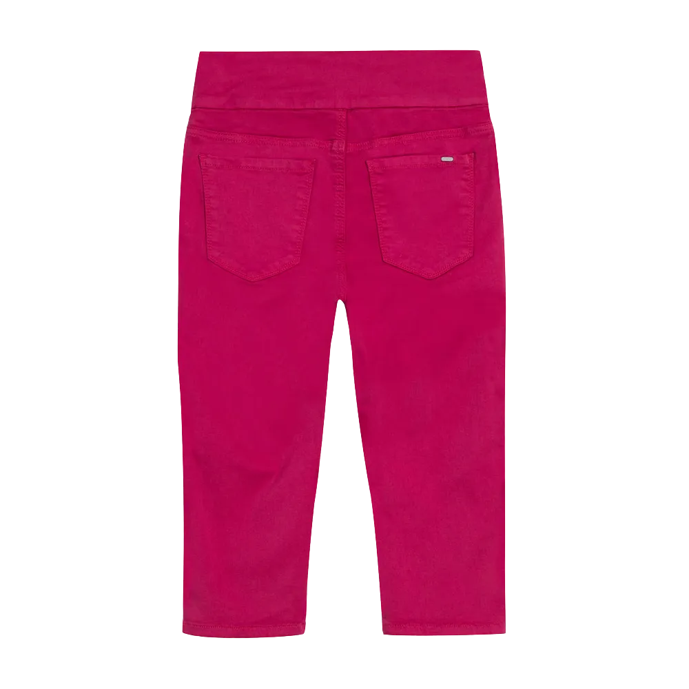 Liette Denim Capri - Magenta