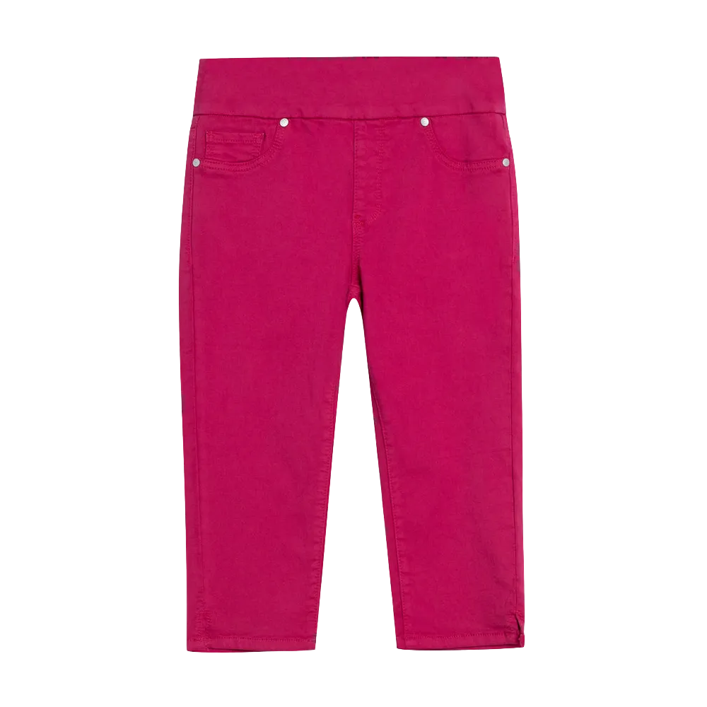 Liette Denim Capri - Magenta