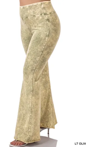 Light Olive Mineral Wash Bells