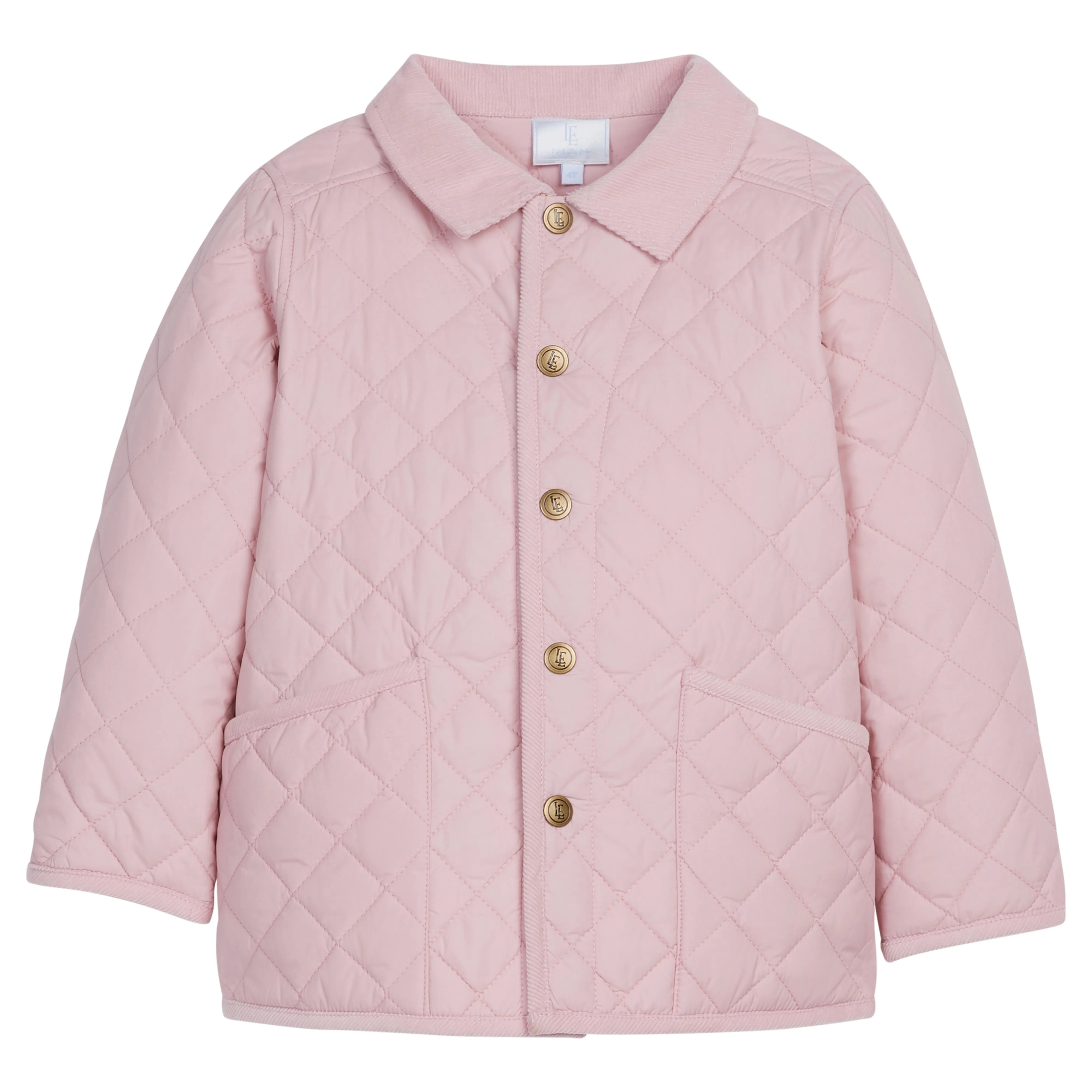 Light Pink Classic Quilted Jacket