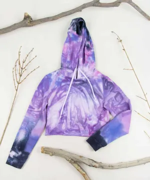 Liliana Tie Dye Hoodie Crop Top