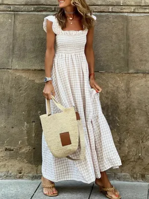 Livia - Plaid Spring Dress