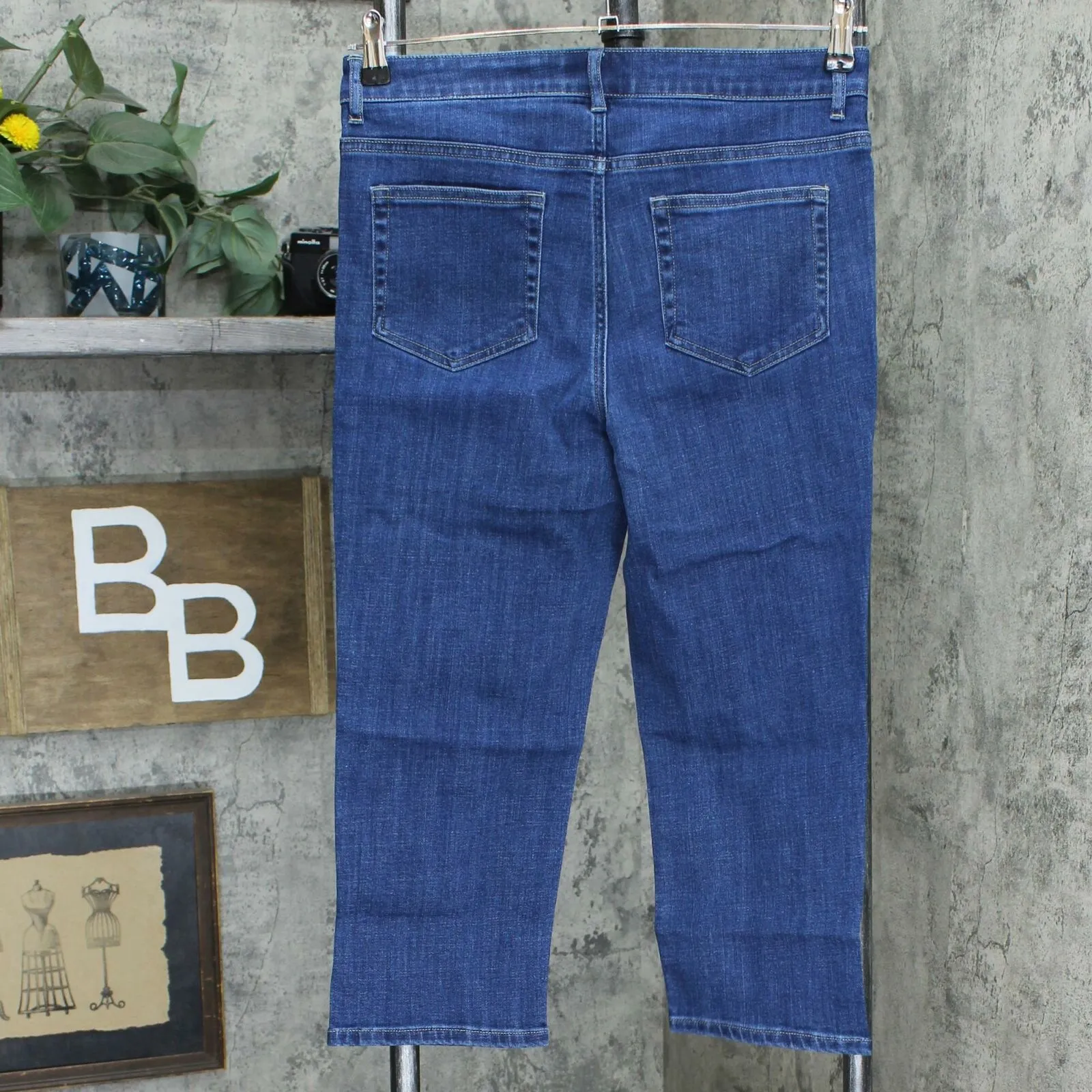 LOGO by Lori Goldstein 5-Pocket Straight-Leg Capri Jeans