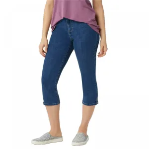LOGO by Lori Goldstein 5-Pocket Straight-Leg Capri Jeans