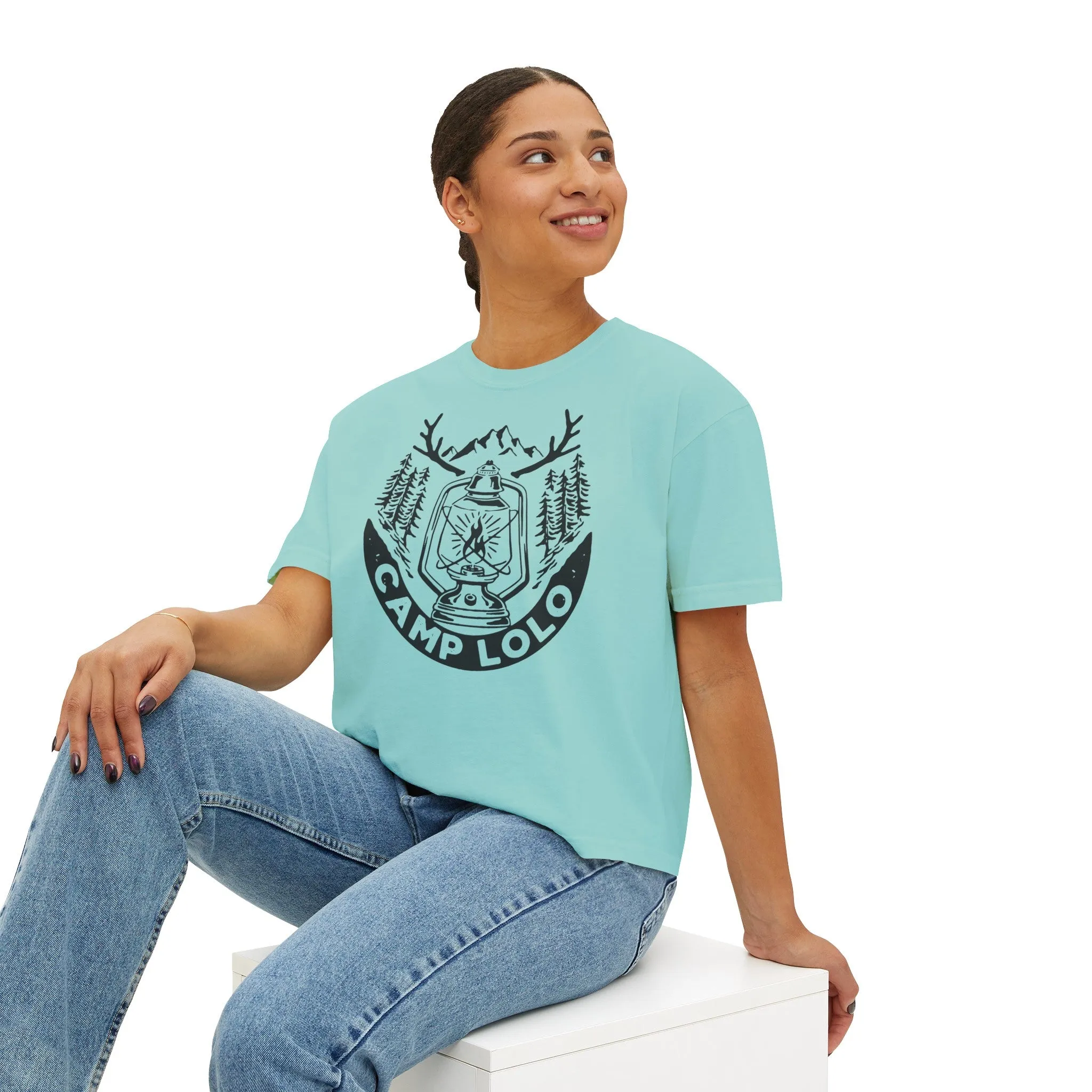 Lolo Camp Lantern Women's Boxy Tee