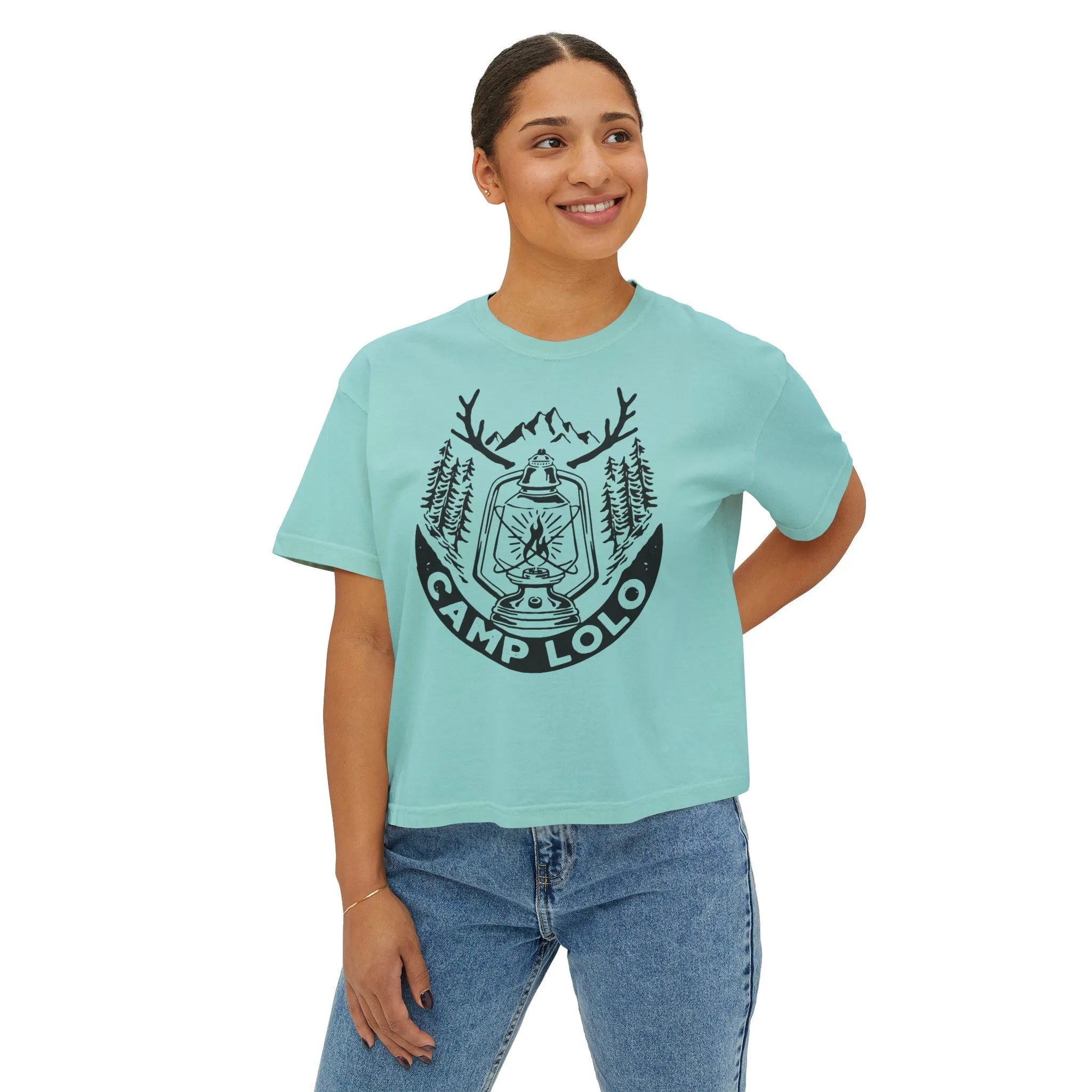 Lolo Camp Lantern Women's Boxy Tee