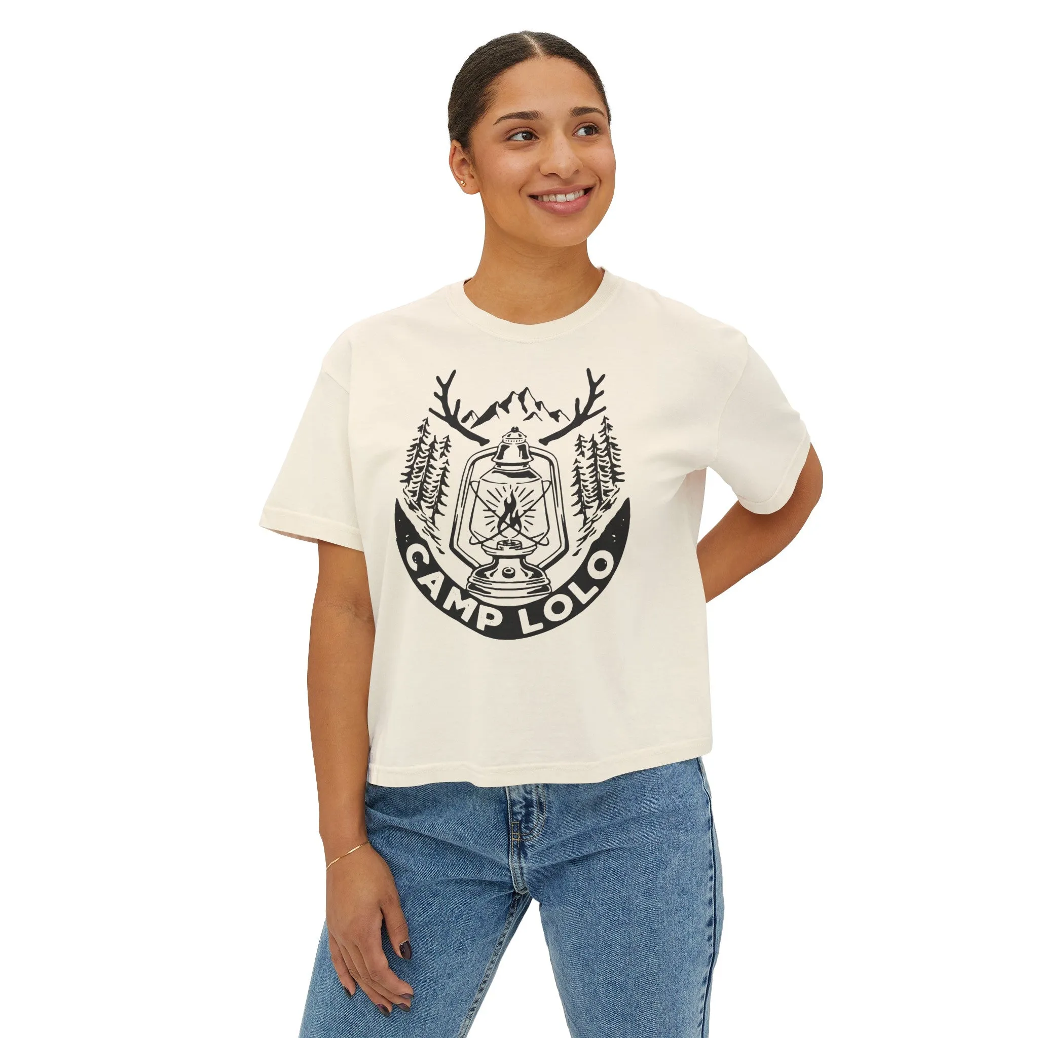 Lolo Camp Lantern Women's Boxy Tee