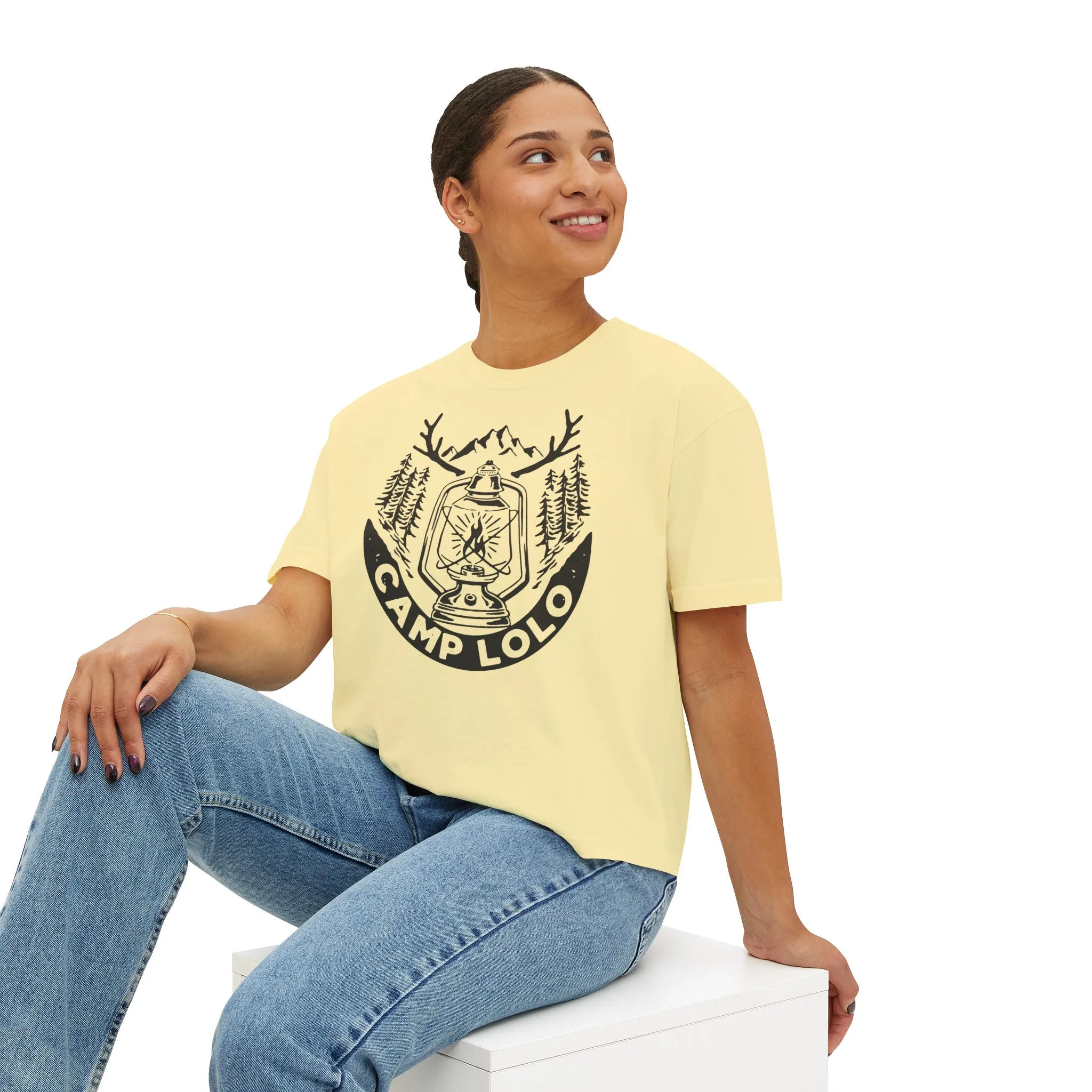 Lolo Camp Lantern Women's Boxy Tee