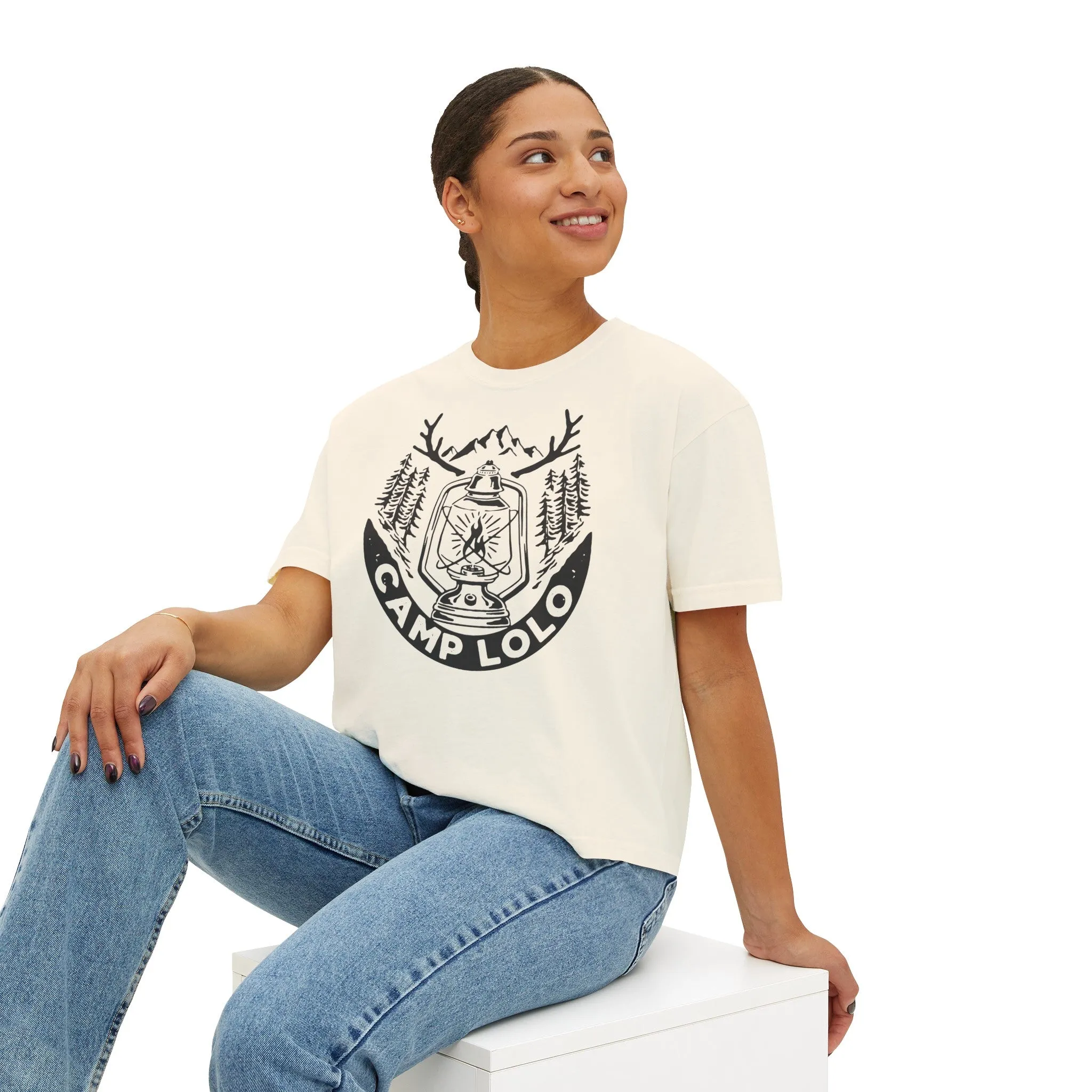 Lolo Camp Lantern Women's Boxy Tee