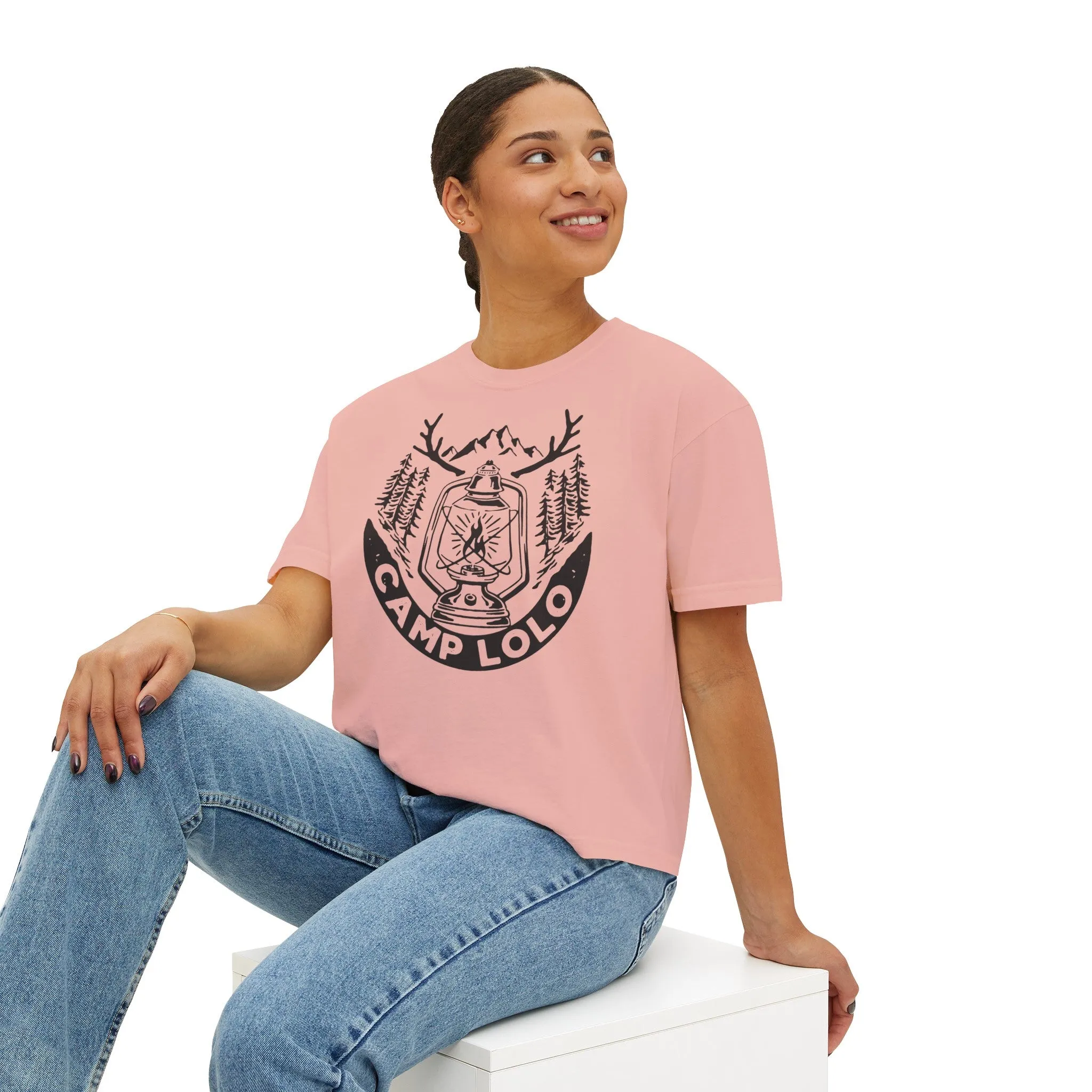 Lolo Camp Lantern Women's Boxy Tee