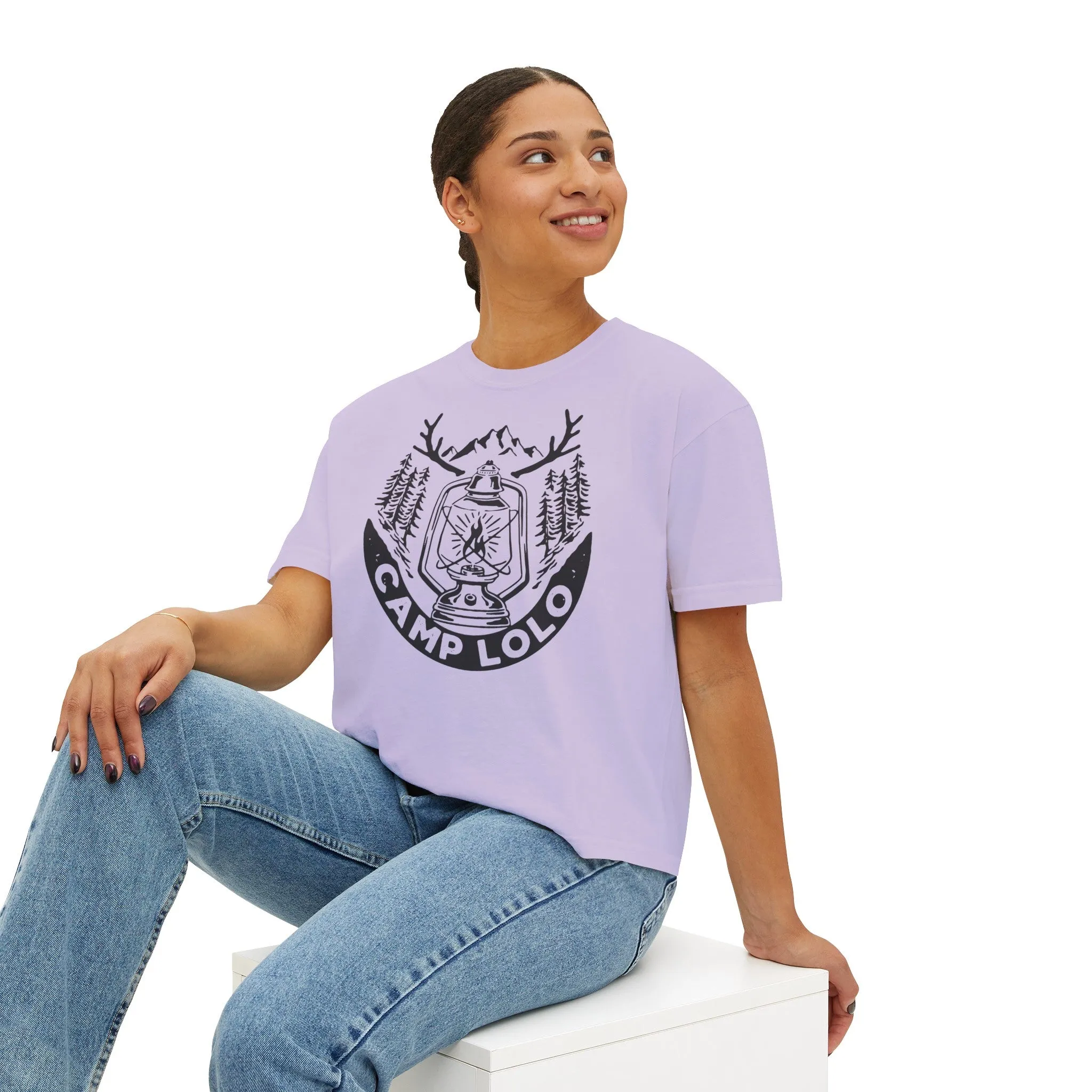 Lolo Camp Lantern Women's Boxy Tee